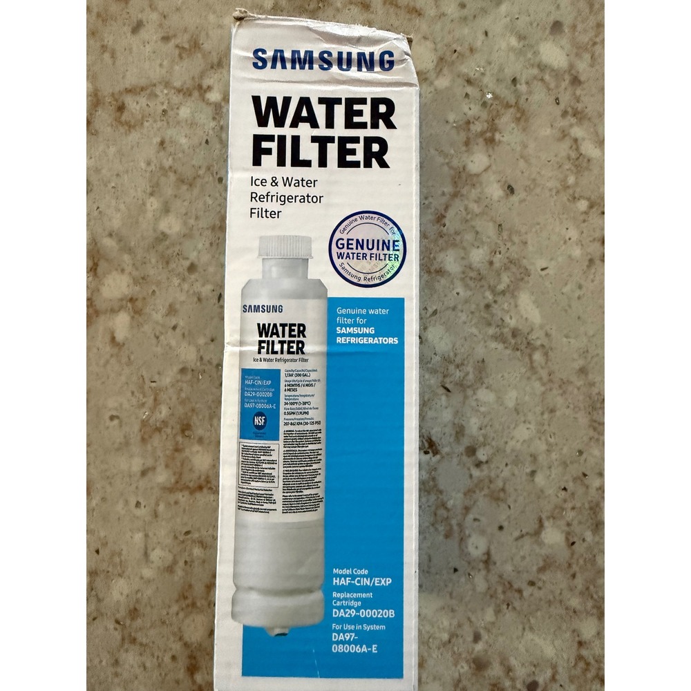 Samsung Refrigerator Water Filter HAF-CIN/EXP DA29-00020B Genuine Replacement